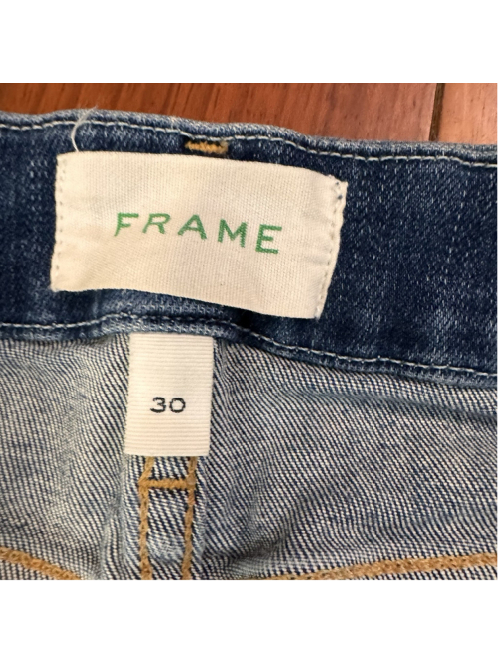 FRAME Le Crop Mini Boot Jeans Size:30 Stretchy Cropped Flare Pants Women - Picture 10 of 12
